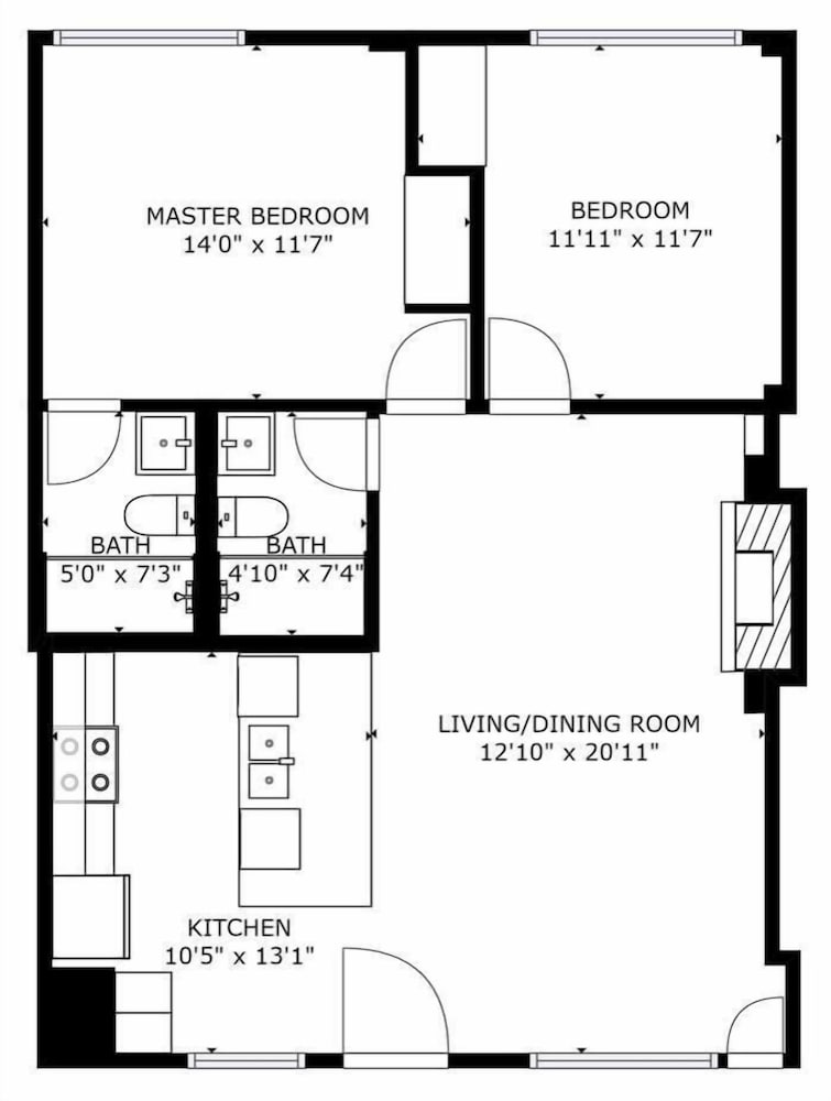 Freshly Updated Condo, Across The Street From The Resort Edel O 2 Bedroom Apts