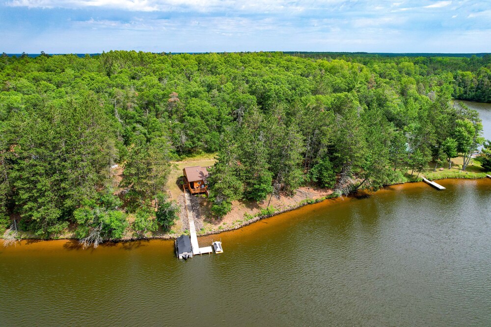 Pet-friendly Waterfront Minong Cabin With Fire Pit view 4
