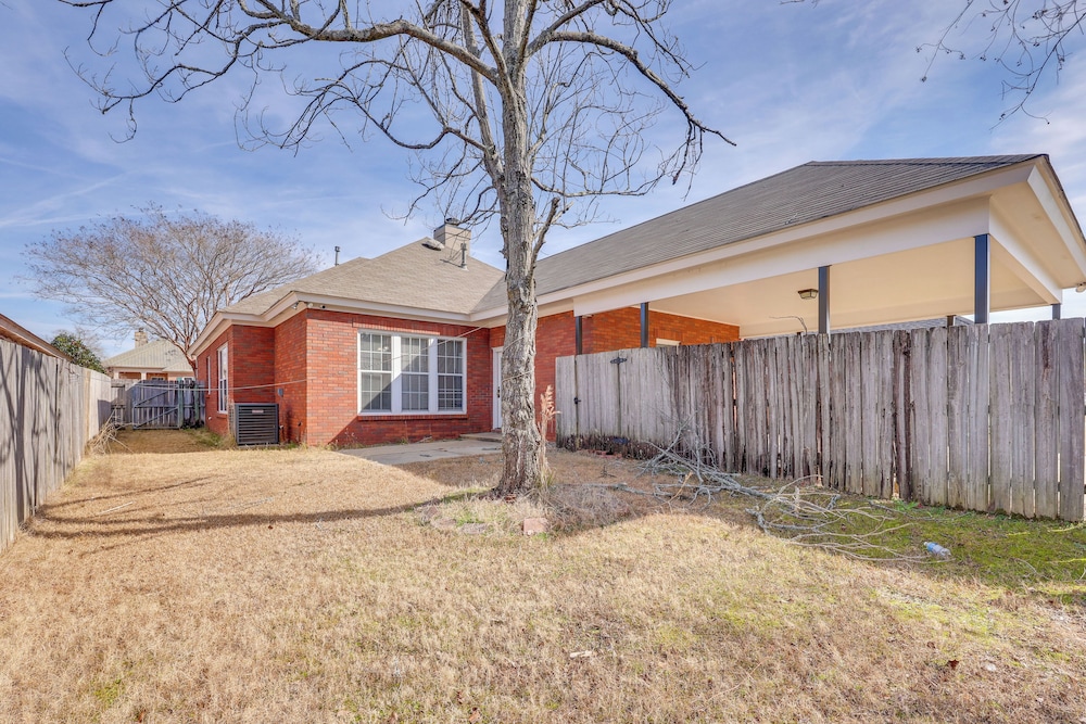 Home w/ Fenced Yard ~ 12 Mi to Dtwn Montgomery
