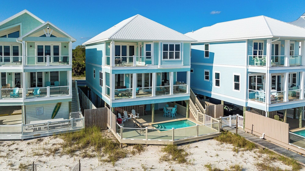 Luxury Gulf Front, Private Pool, 6-seater Golf Cart, Free Beach Setup view 5