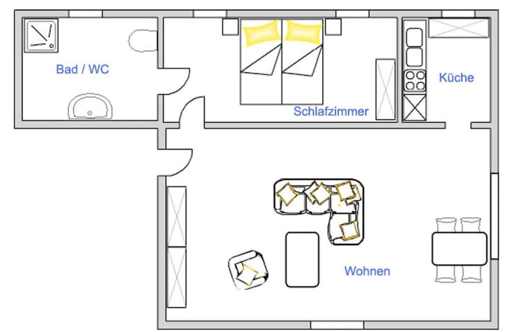 Schone Wohnung fur 4 Personen in Altenberg