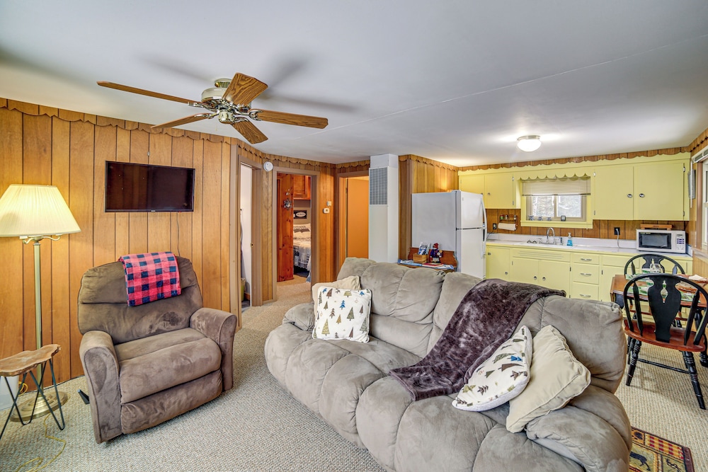 Ice Fish & Snowmobile: Riverfront Manistique Cabin