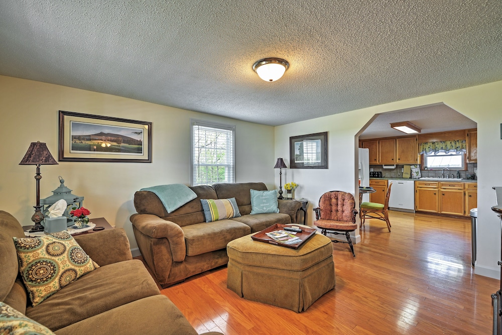 Dobson Farmhouse w/ Wraparound Porch & Fire Pit!