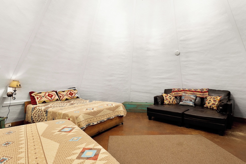 Tipis on the Guadalupe