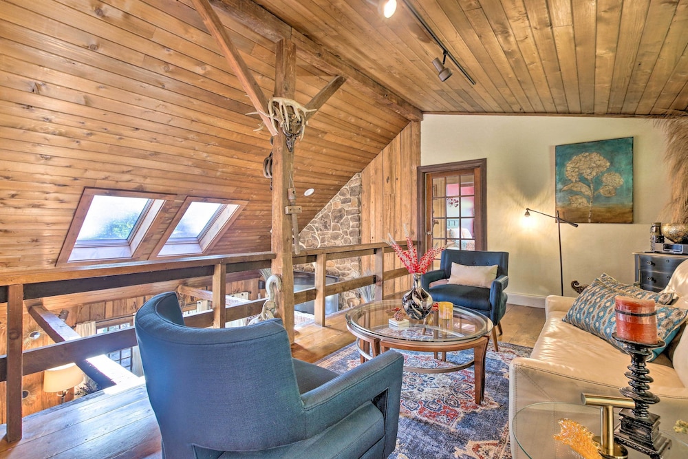 Rustic Retreat w/ Hot Tub in North Branford! view 5