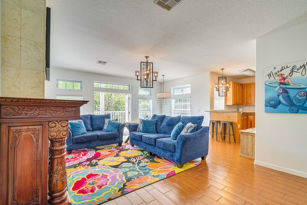 Tropical Canalfront Escape With Decks & Dock! view 5
