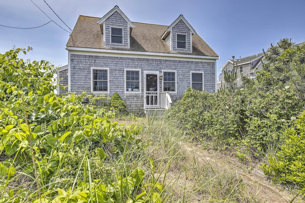 Fireplace + Sunroom! Oceanfront Cape Cod Cottage