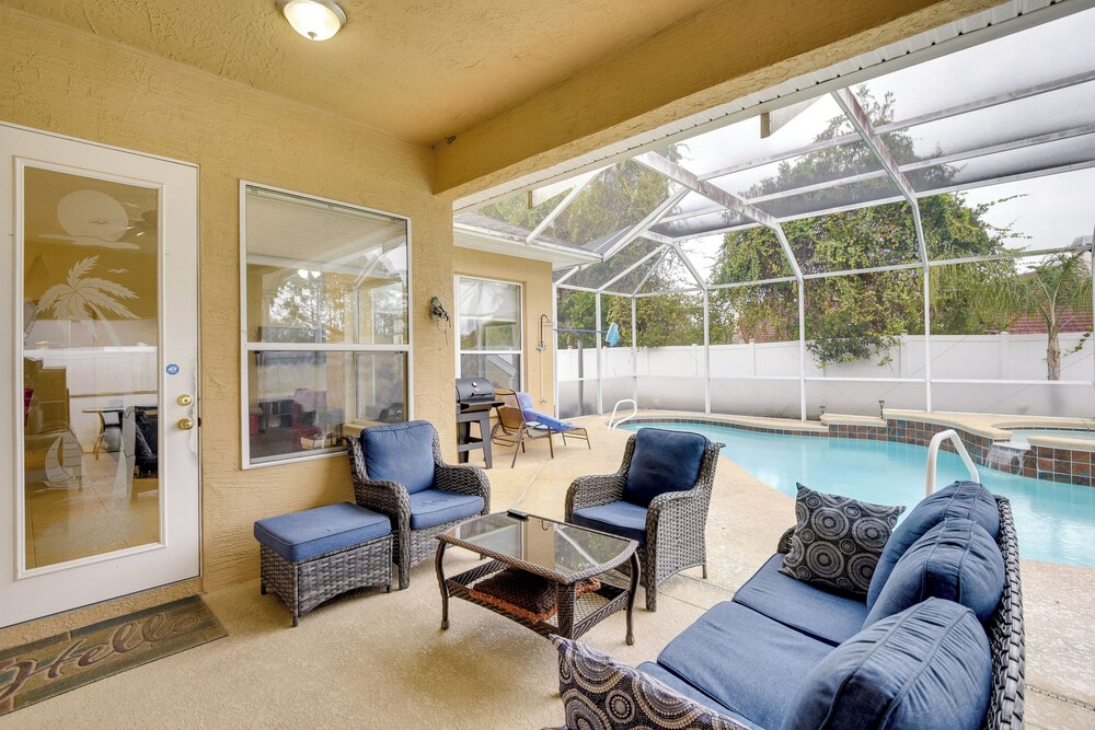 Palm Coast Retreat w/ Heated Pool & Private Patio!