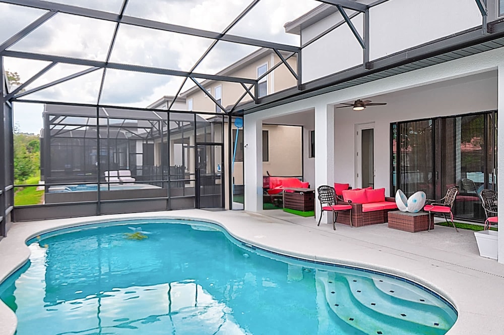 5893 Family Fun Home With Pool Near Theme Parks