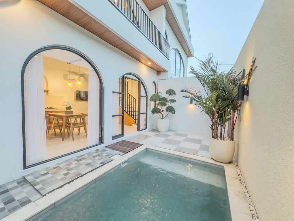 Modern Private Pool Villa with Balcony