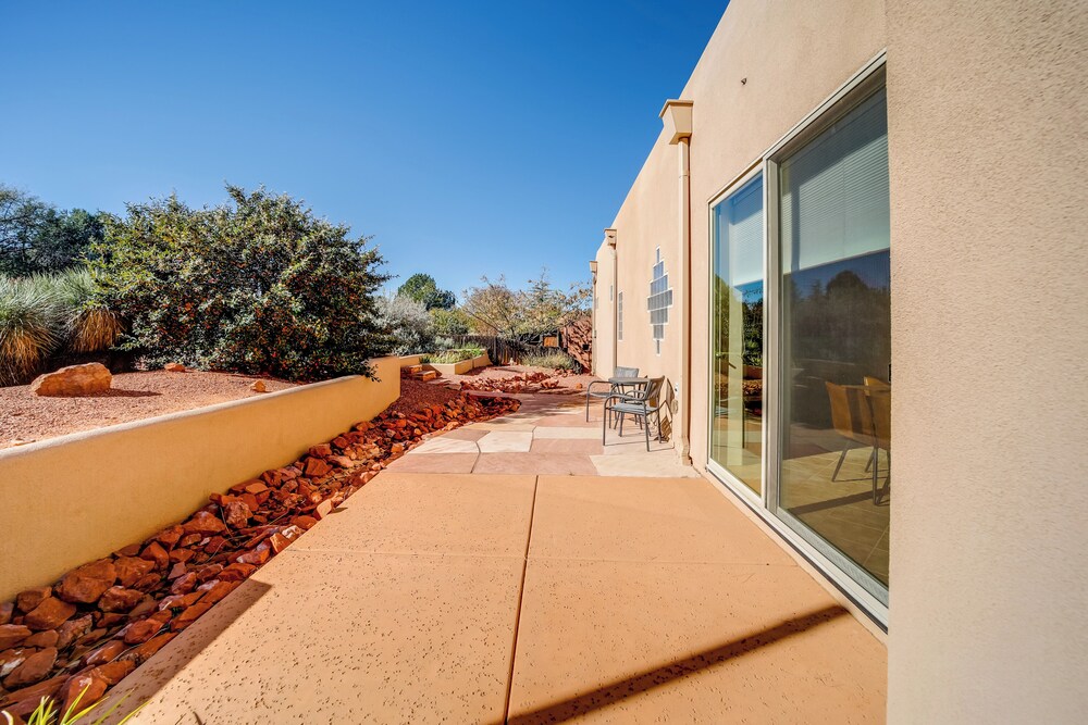 Red Rock Mtn View & Fire Pit: Central Sedona Home! view 3