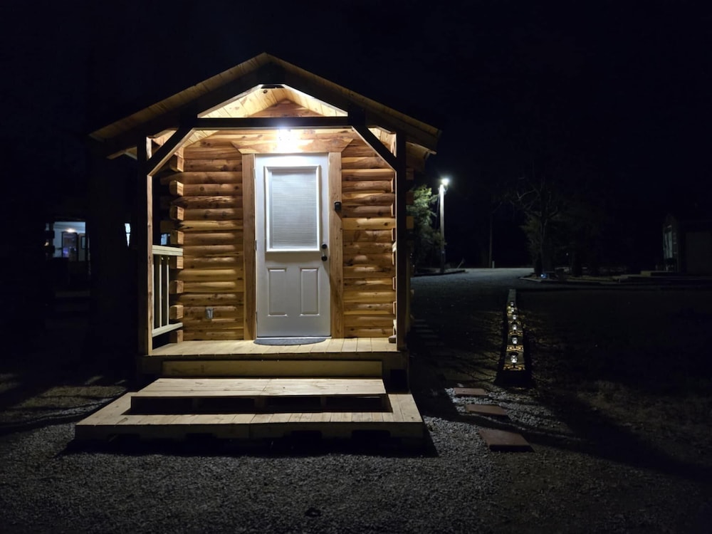 #4 - Amish Log Camping Cabin Walk To The Water Cabin