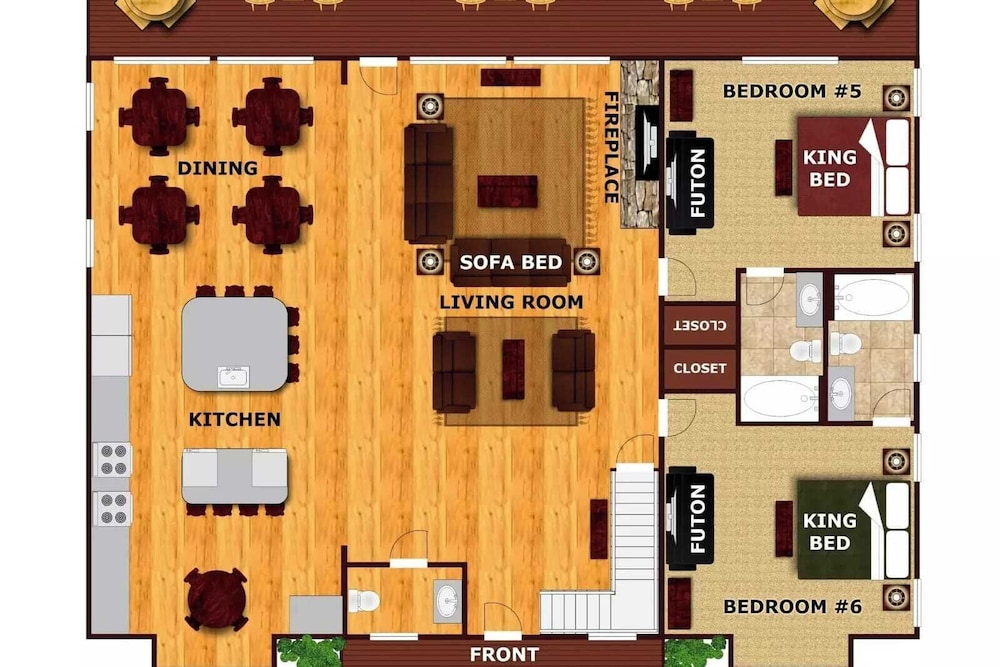 100 Guests Blackthorn: Sister Smokies Homes Luxury Mountain Retreat