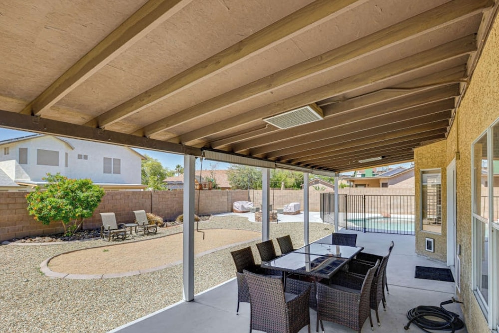 4BR Home w/ Private Pool, Patio & Grill