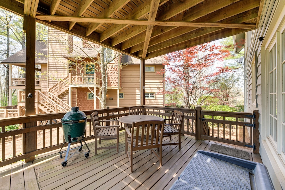 Deck & Golf Course Views: Inviting Cashiers Condo view 2
