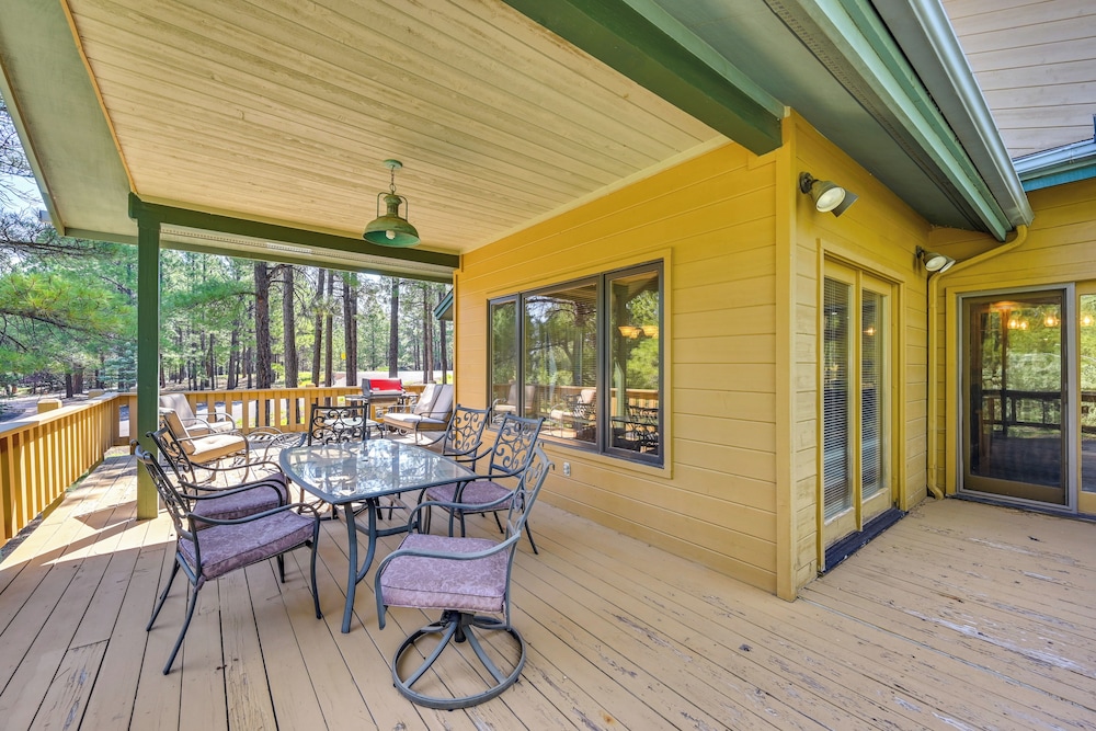 Forested Home in Flagstaff w/ Large Deck & Grill!
