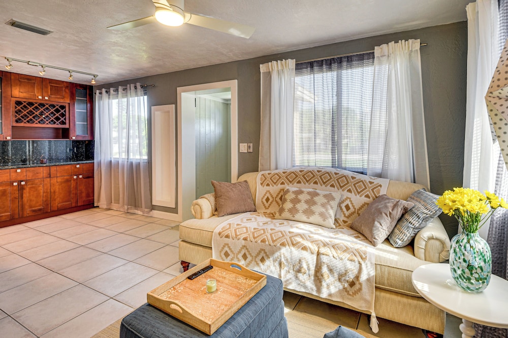 Steps to Sand! Ormond Beach Escape w/ Patio & BBQ