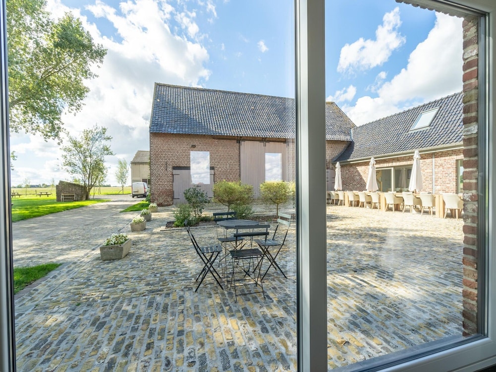 Spacious Holiday Home With Pond in Poperinge