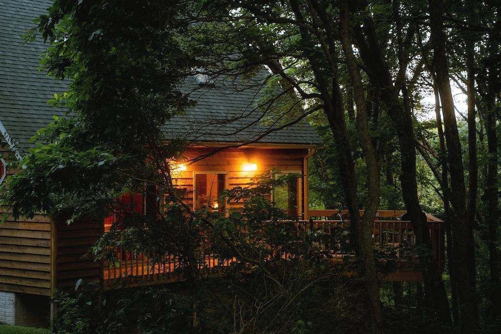 Cheerful Two Bdrm Cabin With Hot Tub & Pet Friendly