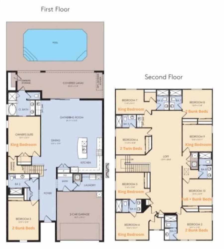 Ultimate Family Fun Retreat 10-bedroom Luxury Home