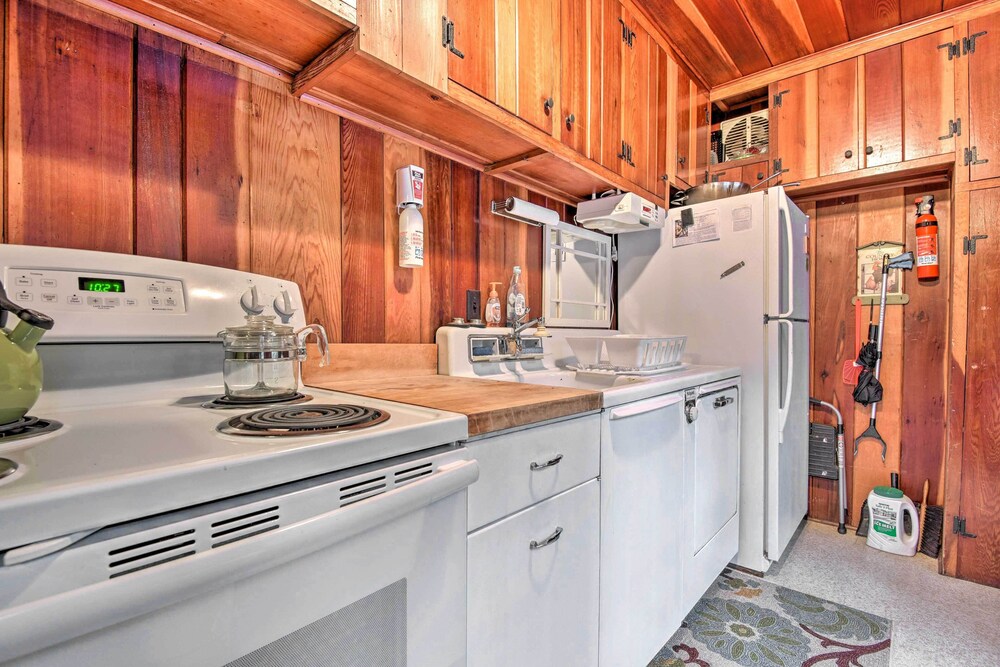 Secluded & Rustic Lake Harmony Cabin w/ Fire Pit! view 4