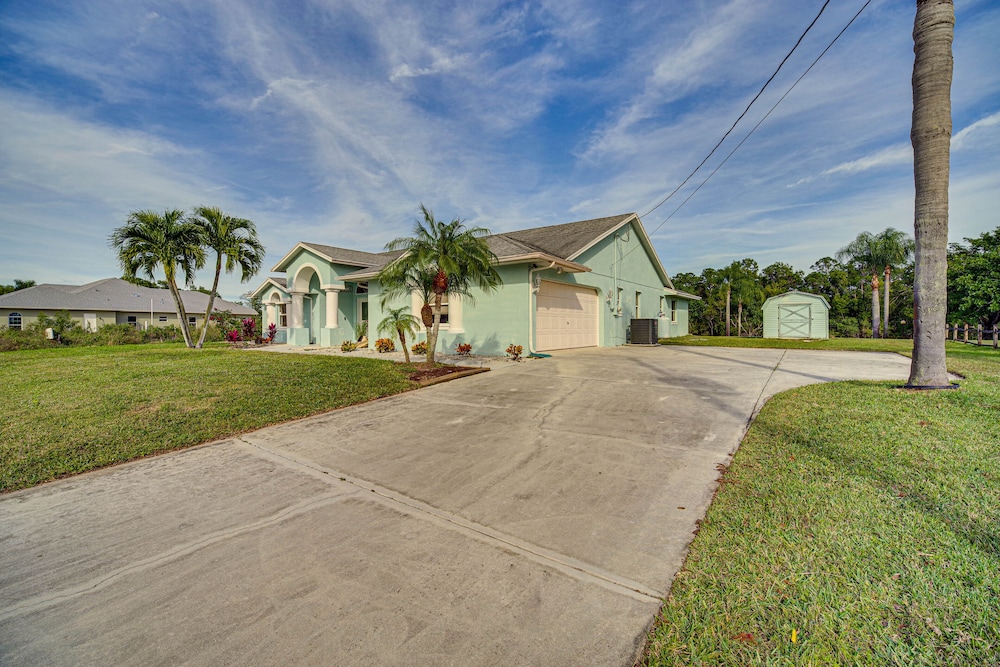 Port St Lucie Canal-front Home w/ Heated Pool! view 4