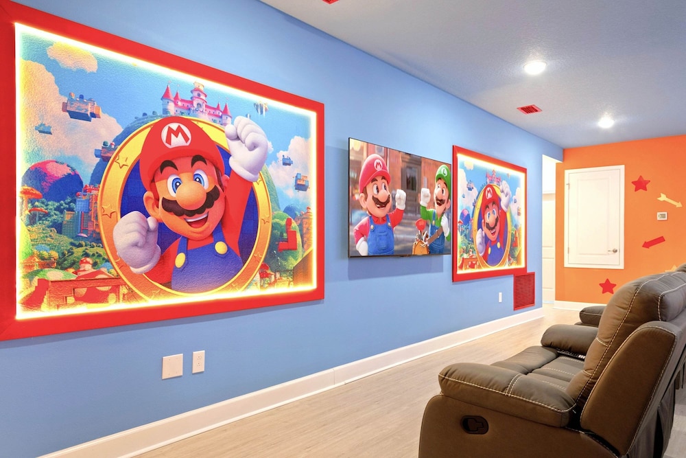 Magical 15-bedroom Villa Game Room, Theater & More!