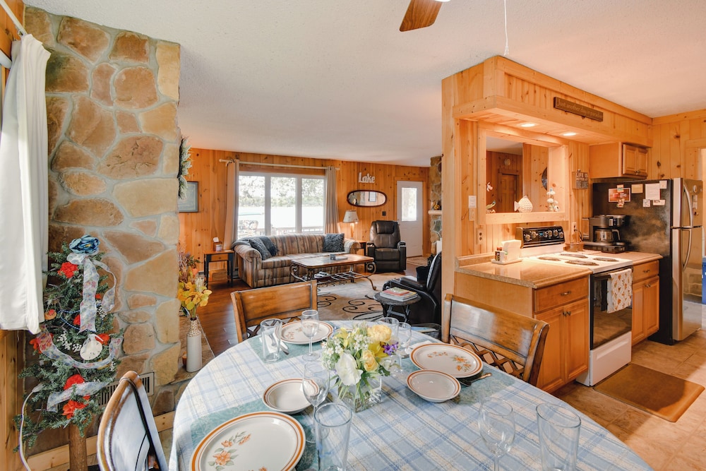Lakefront Retreat w/ Pedal Boat & Dock in Kalkaska