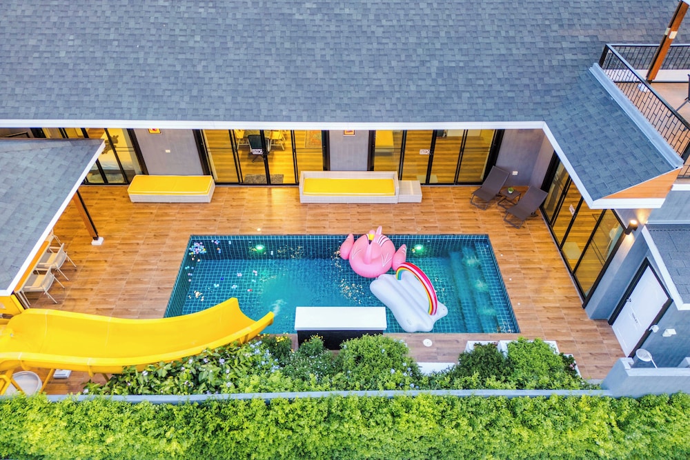Orange Private Pool Villa, Near Cham Am Beach