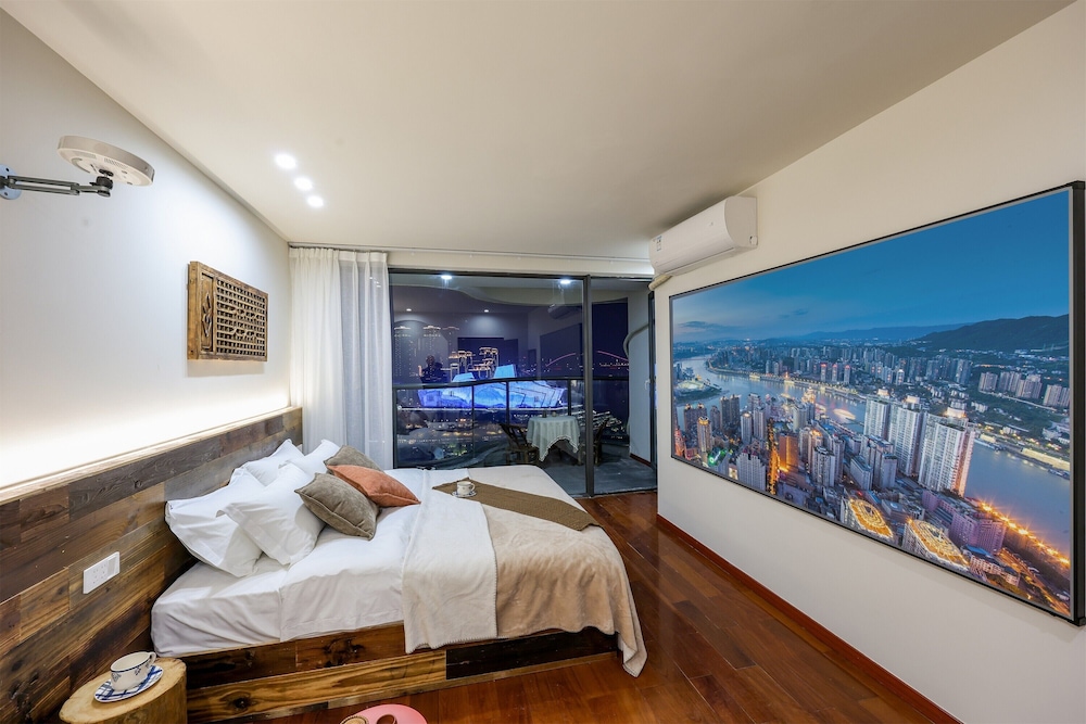 Baihong Riverview Drone Show Apartment