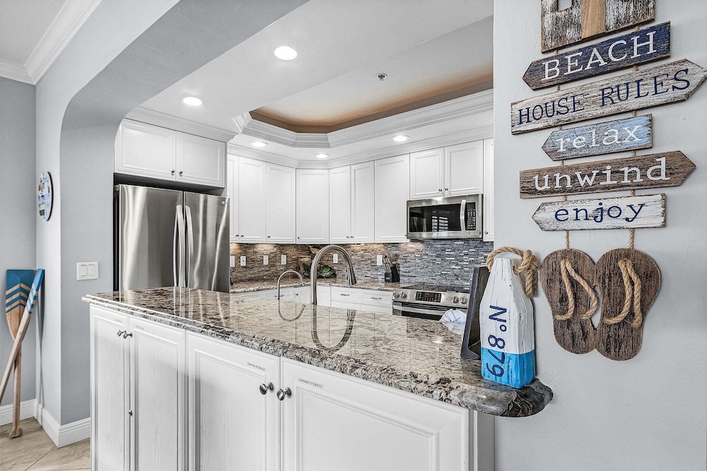 Bella Lago 444 ~ Beautifully Updated Condo Just Across The Street From The Beach! 3 Bedroom Condo by RedAwning