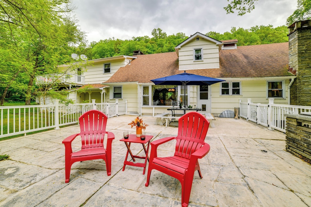 Serene Home w/ On-site Brook in Callicoon Center