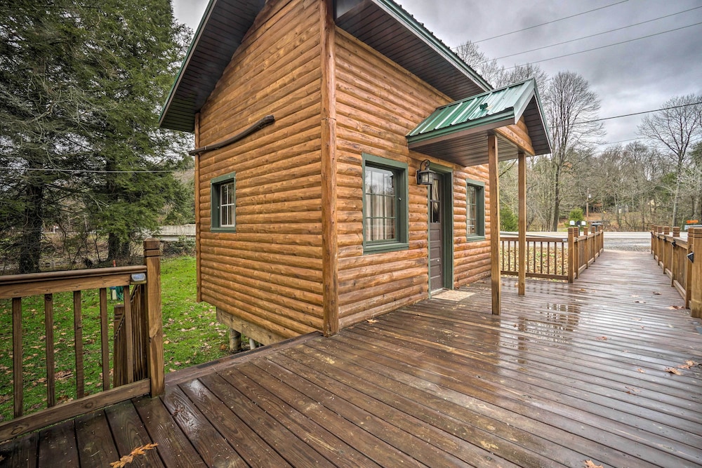 Titusville Vacations - Scenic Log Cabin With Fire Pit  Stocked Creek! - Property Image 2