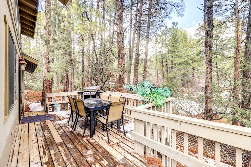 Payson Vacations - Cozy Pine Cabin w/ Fire Pit Near Hiking! - Property Image 1