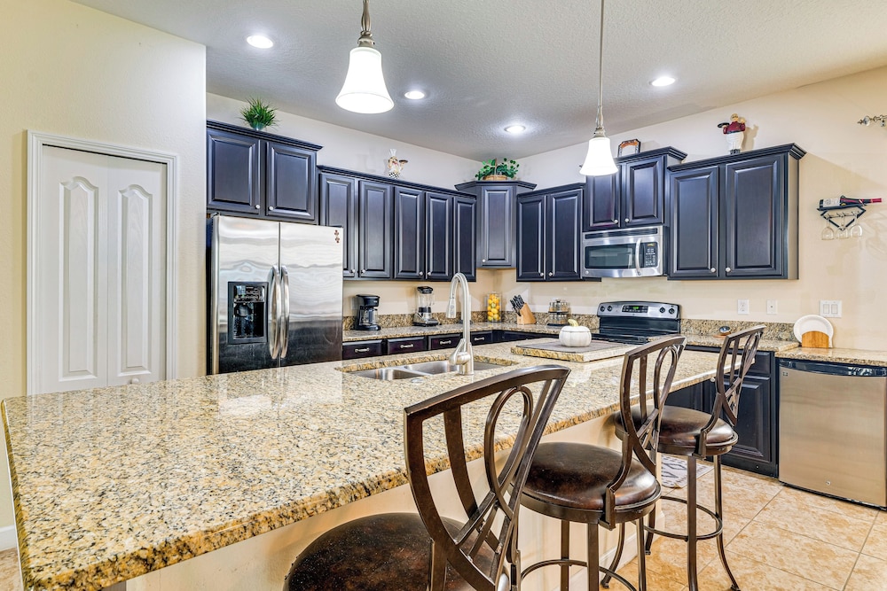 Private Game Room + Pool: Resort Home Near Orlando