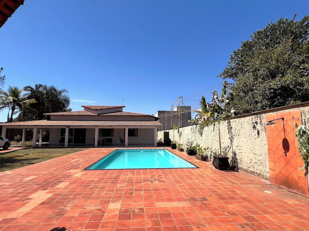 casa com piscina