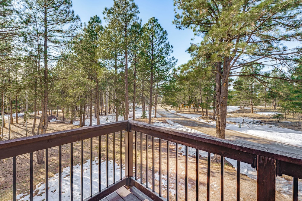 Hot Tub + Fireplace: Cozy Angel Fire A-frame Cabin
