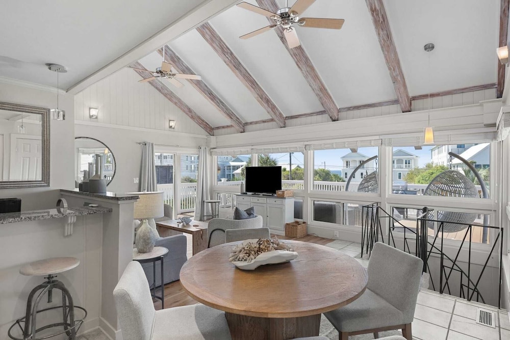 Beach Retreat w/ Sundeck, Golf Cart & Bikes Bungalow House by Avantstay