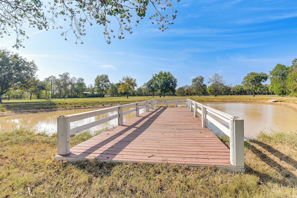 Farm Animals On-site: Needville Ranch Getaway!