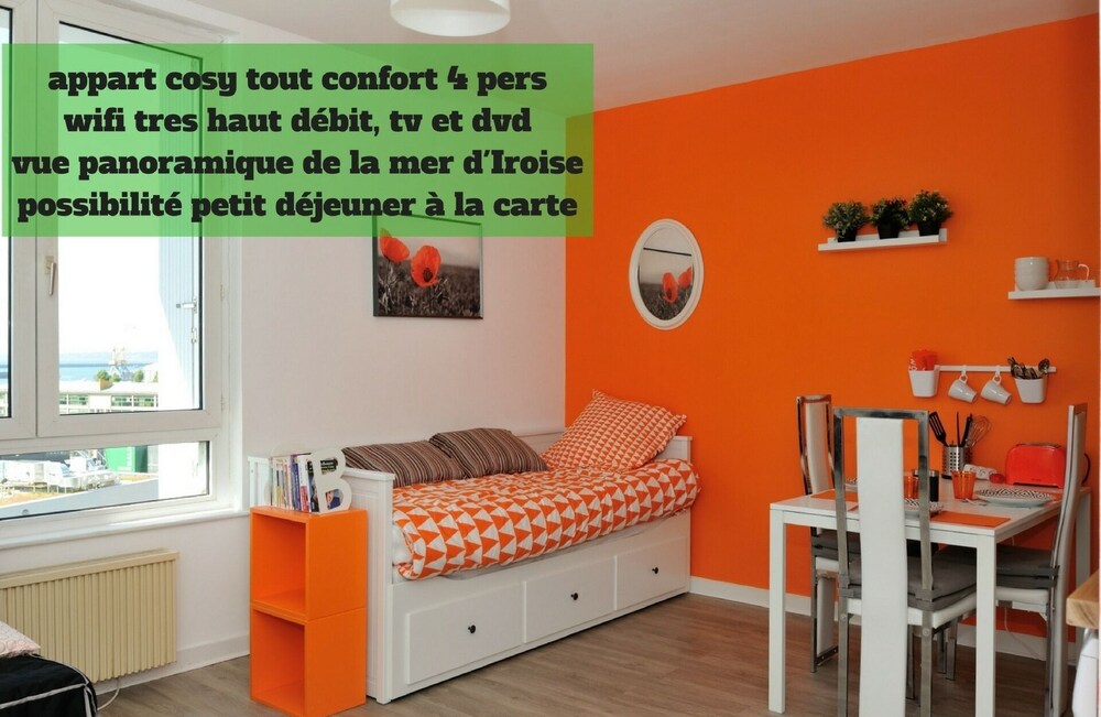 Appart Cosy Brest vue mer