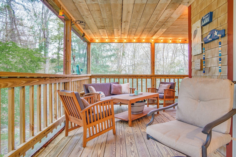 Beach & Lake Access: Home w/ Porch in Mashpee!