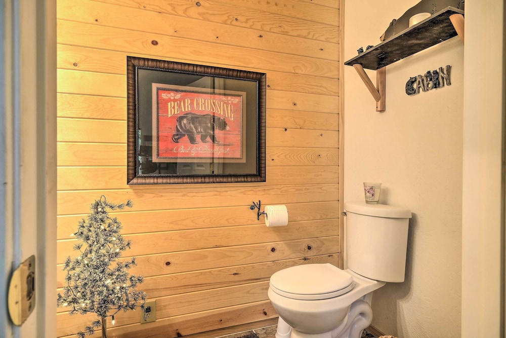 Game Room & Deck: Pet-friendly Camp Connell Cabin