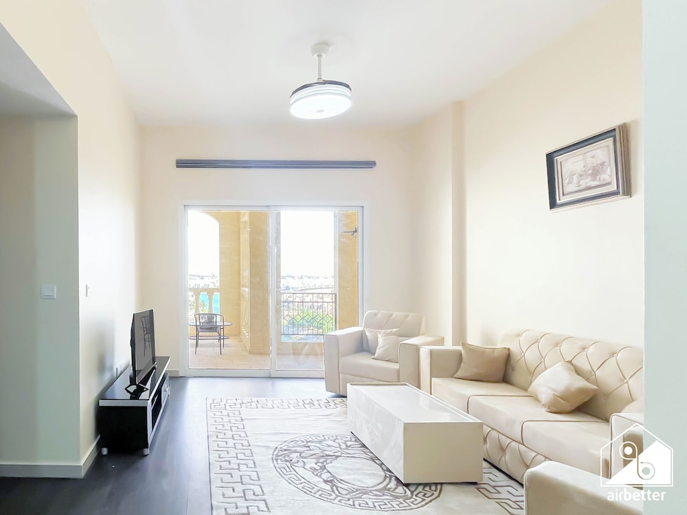 Peaceful Lagoon View l 1BR in RAK With Balcony