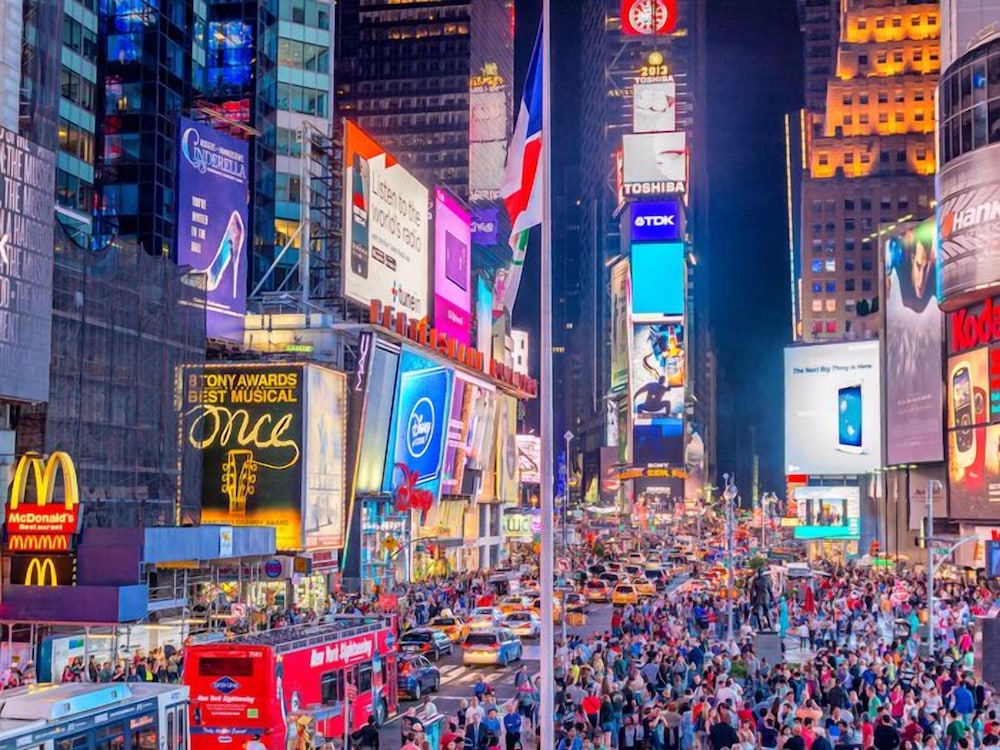 One Block Away From Times Square