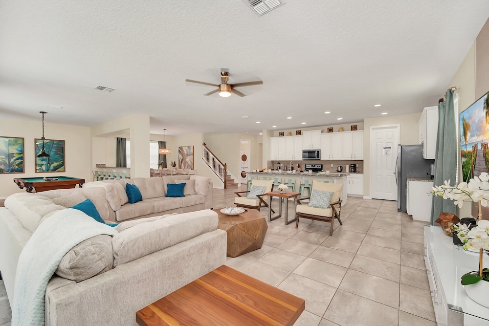 Elegant Family Home w/ Pool, Game Room, Themed Bedrooms