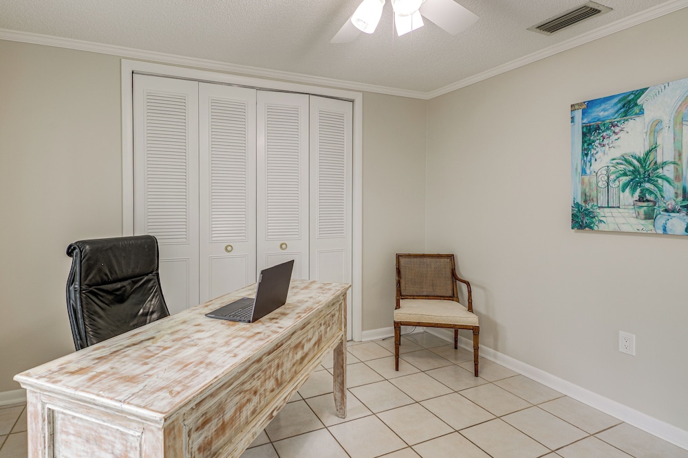 Canal-front Retreat w/ Boat Dock on Merritt Island