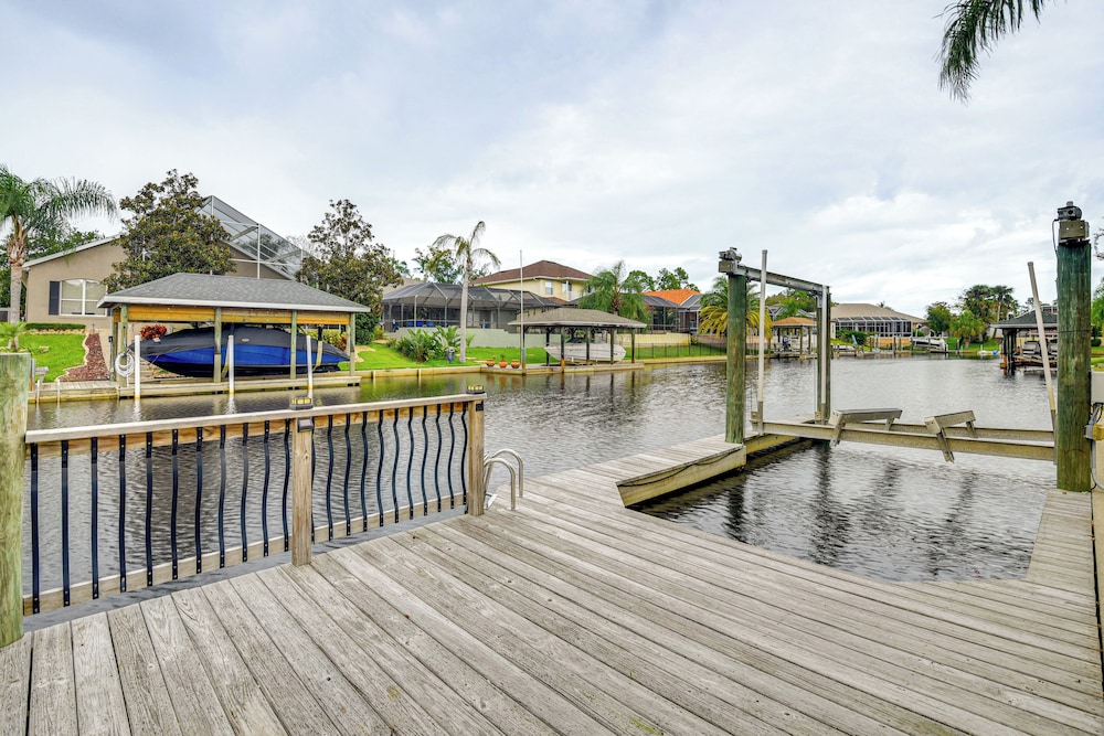 On-site Canal Access: Luxe Home in Palm Coast!