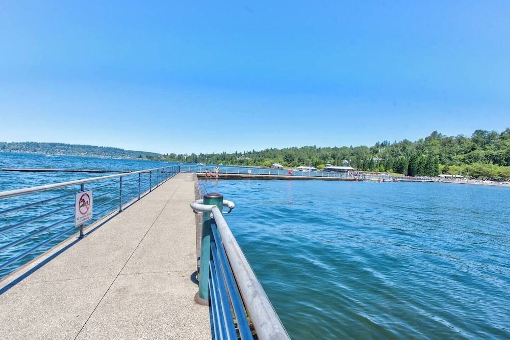 Lakeview Home in Renton, Walk to Beach, AC, Fenced