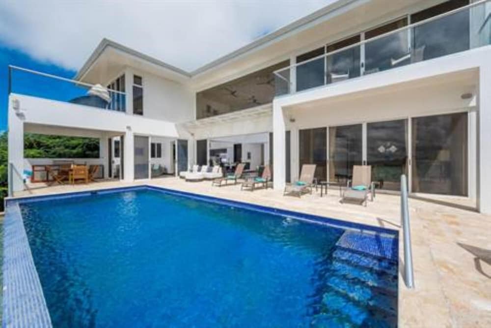 Breathtaking Oceanview Retreat With Infinity Pool in Playa Potrero Villa Blanca