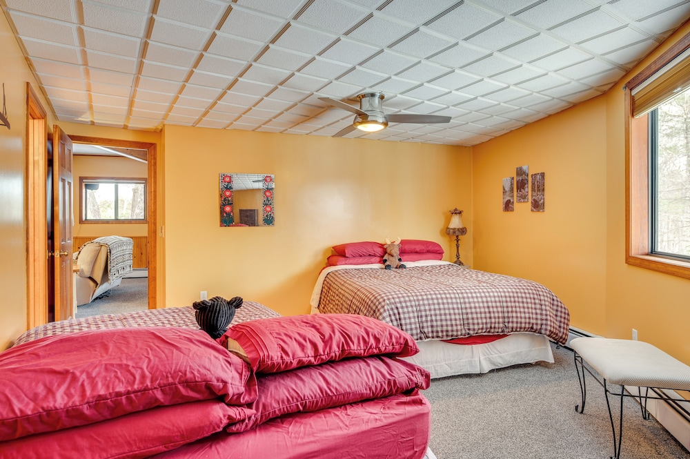 Dock & Beach Access: Scenic Lake Ossipee Cabin!